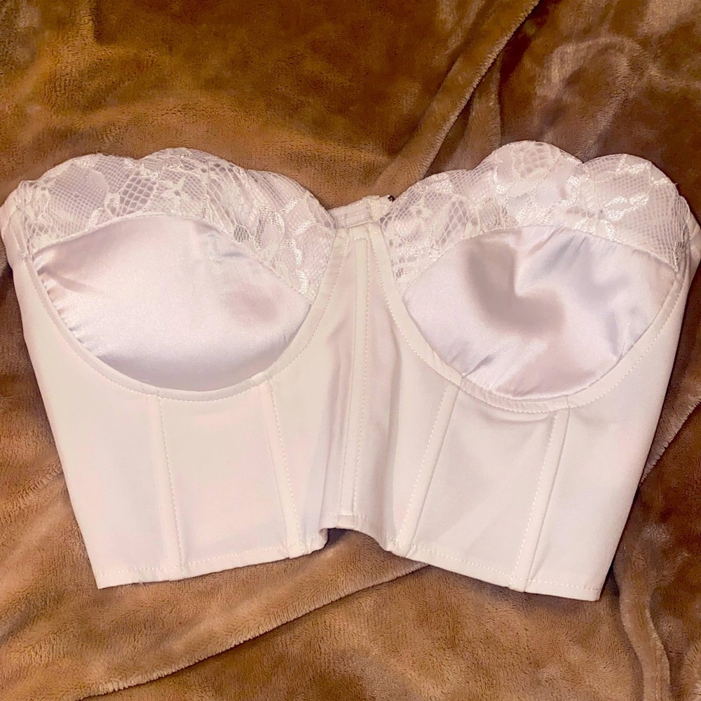 white crop top